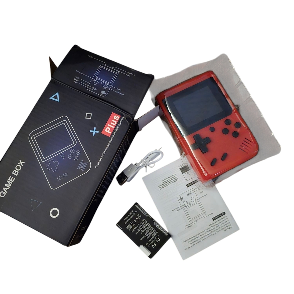 Red Handheld Retro Gaming Console